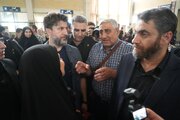 ببینید | بازدید وزیر راه و شهرسازی از ایستگاه راه آهن شلمچه و طی مسیر به سمت خرمشهر