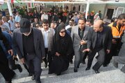 ببینید | بازدید وزیر راه و شهرسازی از ایستگاه راه آهن شلمچه و طی مسیر به سمت خرمشهر