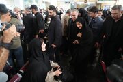ببینید | بازدید وزیر راه و شهرسازی از ایستگاه راه آهن شلمچه و طی مسیر به سمت خرمشهر