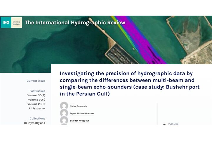 Bushehr Port Study Published in World’s Leading Hydrographic Journal