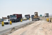 نظارت مدیرکل راه  وشهرسازی استان سمنان بر روند احداث باند جدید محور سرخه-سمنان