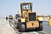 نظارت مدیرکل راه  وشهرسازی استان سمنان بر روند احداث باند جدید محور سرخه-سمنان