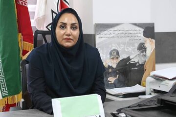 سیده فاطمه هاشمی رئیس اداره روابط عمومی راهداری و حمل و نقل جاده ای فارس