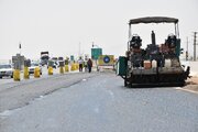 نظارت مدیرکل راه  وشهرسازی استان سمنان بر روند اجرای مرحله پایانی احداث باند جدید محور سرخه-سمنان