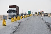 نظارت مدیرکل راه  وشهرسازی استان سمنان بر روند اجرای مرحله پایانی احداث باند جدید محور سرخه-سمنان