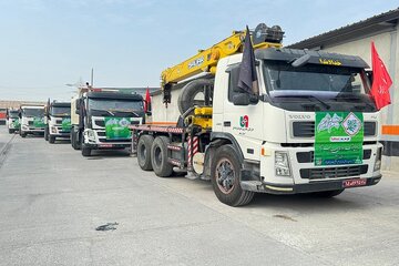 اعزام ۲۰ دستگاه ماشین آلات راهداری بوشهر به مرزهای کشور
