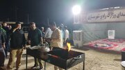 ببینید| گزارش تصویری خدمت رسانی موکب شهدای وزارت راه و شهرسازی در پایانه مرزی چزابه