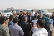 ببینید| بازدید استاندار سیستان و بلوچستان از عملیات ساخت ۳۰ کیلومتر بزرگراه در مسیر زاهدان - بیرجند