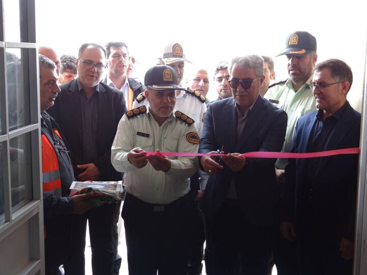 افتتاح پاسگاه پلیسراه مشگین شهر-پارس آباد توسط رئیس سازمان راهداری و حملونقل جادهای پاسگاه