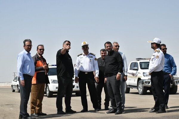 بازدید مشترک مسئولان استان سمنان از احداث باند جدید محور سرخه-سمنان  بازديد مسئولان از محور سرخه-سمنان