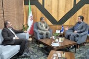 ببینید| نشست مشترک مدیرکل راه وشهرسازی با مدیرکل صدا وسیمای مرکز خوزستان