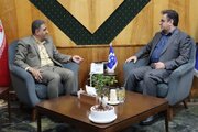 ببینید| نشست مشترک مدیرکل راه وشهرسازی با مدیرکل صدا وسیمای مرکز خوزستان