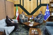 ببینید| نشست مشترک مدیرکل راه وشهرسازی با مدیرکل صدا وسیمای مرکز خوزستان