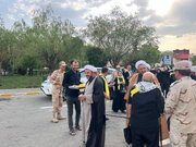 تداوم ارائه خدمات به زائران اربعین حسینی در موکب طریق آبادانی اداره کل راه و شهرسازی آذربایجان‌غربی