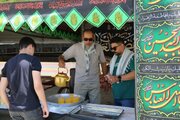 تداوم ارائه خدمات به زائران اربعین حسینی در موکب طریق آبادانی اداره کل راه و شهرسازی آذربایجان‌غربی