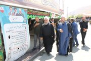 تداوم ارائه خدمات به زائران اربعین حسینی در موکب طریق آبادانی اداره کل راه و شهرسازی آذربایجان‌غربی