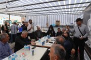 تداوم ارائه خدمات به زائران اربعین حسینی در موکب طریق آبادانی اداره کل راه و شهرسازی آذربایجان‌غربی