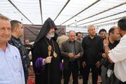 تداوم ارائه خدمات به زائران اربعین حسینی در موکب طریق آبادانی اداره کل راه و شهرسازی آذربایجان‌غربی