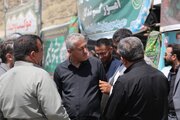 تداوم ارائه خدمات به زائران اربعین حسینی در موکب طریق آبادانی اداره کل راه و شهرسازی آذربایجان‌غربی