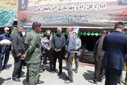 تداوم ارائه خدمات به زائران اربعین حسینی در موکب طریق آبادانی اداره کل راه و شهرسازی آذربایجان‌غربی