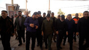 ببینید| بازدید رئیس ستاد اربعین کشور از مرز چذابه