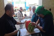 ببینید|پذیرایی از زائران اربعین حسینی در پایانه مرزی مهران توسط موکب فعالان حمل و نقل و راهداری استان البرز