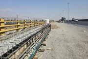 ببینید|ادامه عملیات تعریض آزادراه کرج قزوین محدوده بهشت سکینه