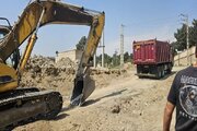 ببینید|ادامه عملیات تعریض آزادراه کرج قزوین محدوده بهشت سکینه