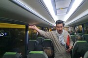 ببینید|کنترل و نظارت بر ناوگان حمل و نقل مسافری در پایانه مرزی برکت توسط کارکنان اداره کل راهداری وحمل و نقل جاده ای استان البرز