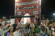 ببینید|مراسم عزاداری اربعین سرو و سالار شهیدان حضرت اباعبدالله الحسین (ع) در موکب شهدای حمل و نقل و راهداری استان البرز در پایانه مرزی مهران