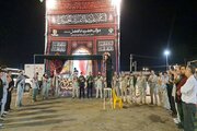 ببینید|مراسم عزاداری اربعین سرو و سالار شهیدان حضرت اباعبدالله الحسین (ع) در موکب شهدای حمل و نقل و راهداری استان البرز در پایانه مرزی مهران