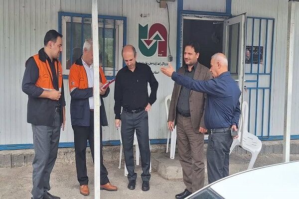 بازدید مجریان طرح کنترل دروازه ای سازمان راهداری در عوارضی آزادراه رشت- قزوین