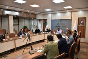 جلسه بررسی مکان یابی نواحی صنفی استان سمنان