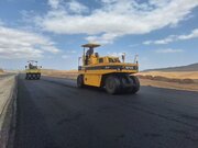 فعالیت کارگاه راهسازی در محور سهراهی ایواوغلی تا گیت ورودی منطقه آزاد ماکو