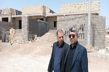 بازدید مدیرکل راه و شهرسازی شرق استان سمنان از پروژه‌های نهضت ملی مسکن بیارجمند