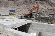 ببینید|️ادامه عملیات احداث پل تکاوران در محور کرج کندوان