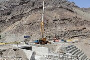 ببینید|️ادامه عملیات احداث پل تکاوران در محور کرج کندوان