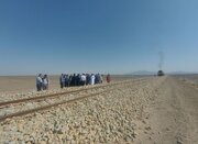 ببینید| بازدید معاون وزیر راه و شهرسازی از عملیات احداث راه‌آهن چابهار – زاهدان