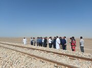 ببینید| بازدید معاون وزیر راه و شهرسازی از عملیات احداث راه‌آهن چابهار – زاهدان