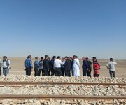 ببینید| بازدید معاون وزیر راه و شهرسازی از عملیات احداث راه‌آهن چابهار – زاهدان