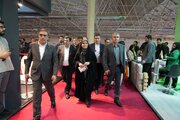 بازدید وزیر راه و شهرسازی از بیست و پنجمین نمایشگاه بین‌المللی صنعت ساختمان