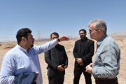 بازدید عضو هیئت مدیره سازمان ملی زمین و مسکن از اراضی و پروژه های راه و شهرسازی سمنان