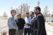 بازدید عضو هیئت مدیره سازمان ملی زمین و مسکن از اراضی و پروژه های راه و شهرسازی سمنان