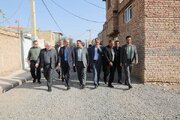 بازدید مدیرعامل شرکت بازآفرینی شهری ایران از پروژه‌های بازآفرینی اهر و هریس