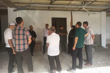 بازدید معاون مسکن و ساختمان راه و شهرسازی گلستان از پروژه مسکن مهر بتن پلاد و پیگیری روند تحویل واحدها