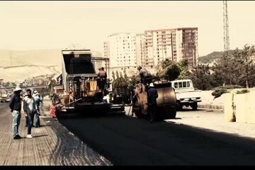 ویدیو|روکش و آسفالت بزرگراه شهید کسایی تبریز توسط راهداران آذربایجان شرقی