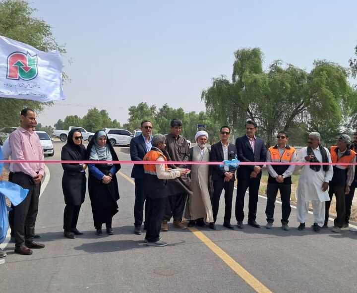 افتتاح راه روستایی بندچاه‌رضا در قلعه‌گنج کرمان با اعتبار ۷ میلیارد تومان
