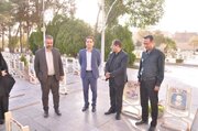 ببینید | تجدید میثاق مدیرکل و کارکنان راه و شهرسازی استان اصفهان با آرمان‌های شهدا به مناسبت هفته دولت