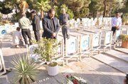 ببینید | تجدید میثاق مدیرکل و کارکنان راه و شهرسازی استان اصفهان با آرمان‌های شهدا به مناسبت هفته دولت