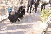 ببینید | تجدید میثاق مدیرکل و کارکنان راه و شهرسازی استان اصفهان با آرمان‌های شهدا به مناسبت هفته دولت